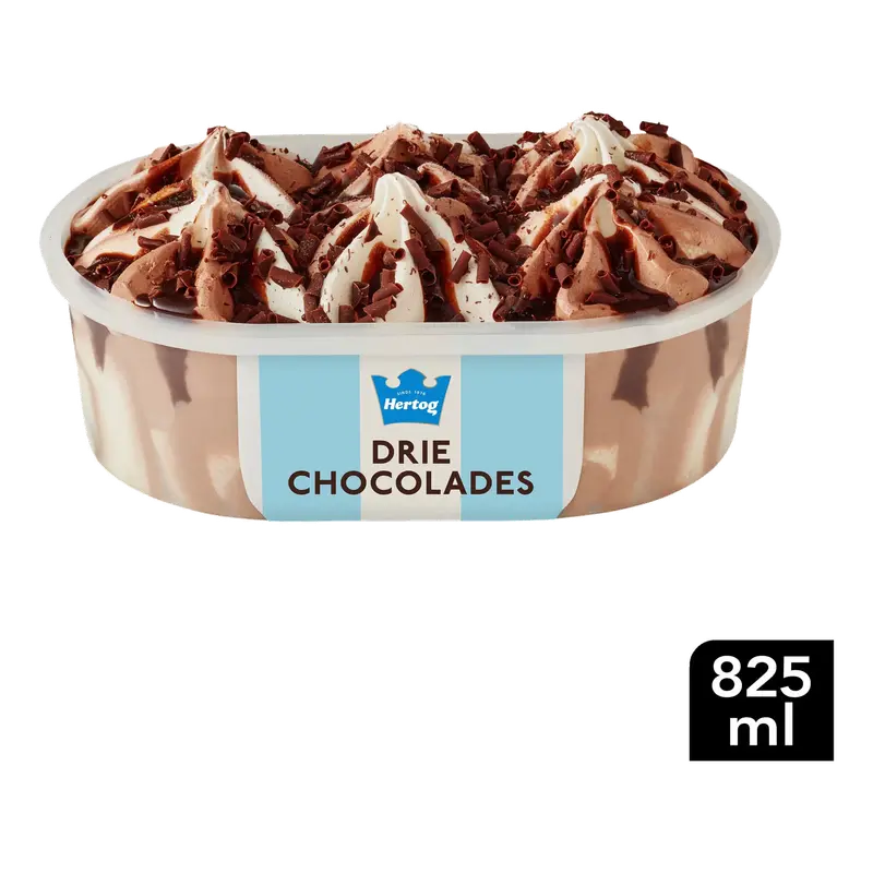 IJssalon Triple Chocolate - 825 ml