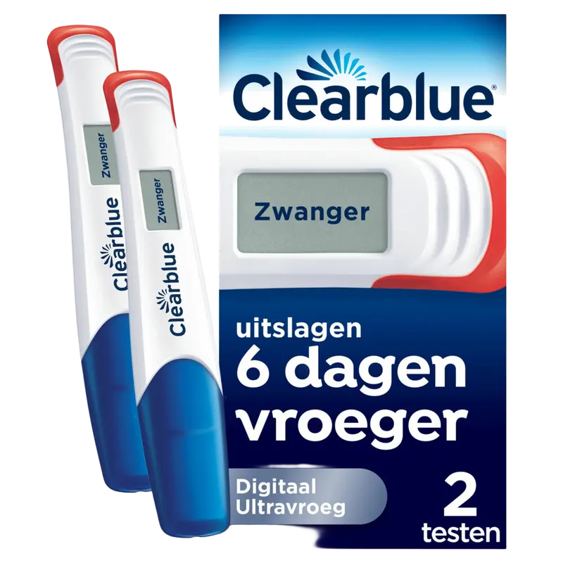 6x Clearblue Zwangerschapstest