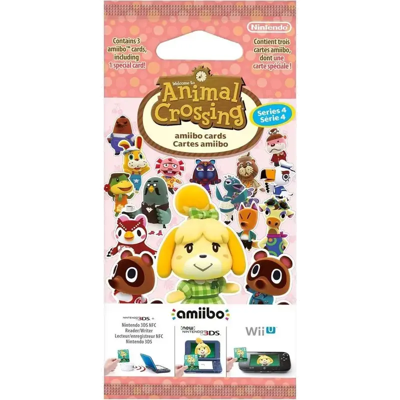 Animal Crossing Serie 4 Kaartpakket (1 Speciale Kaart + 2 Standaardkaarten)