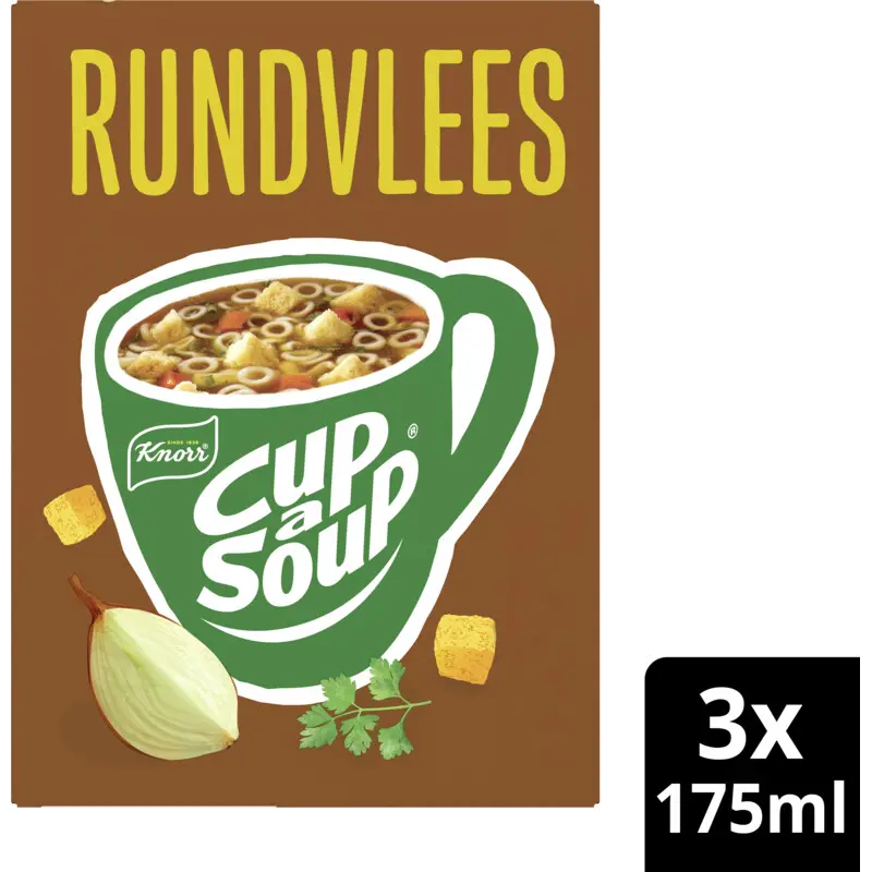 Cup-a-soup rundvlees 3 st.