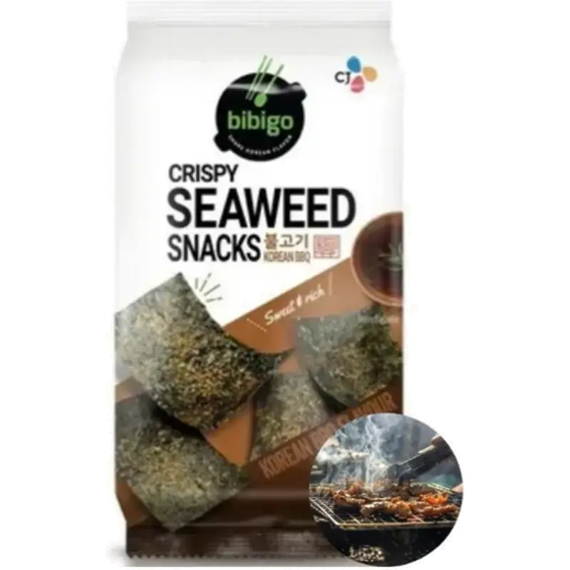 Zeewier Snacks BBQ Smaak - 5 g