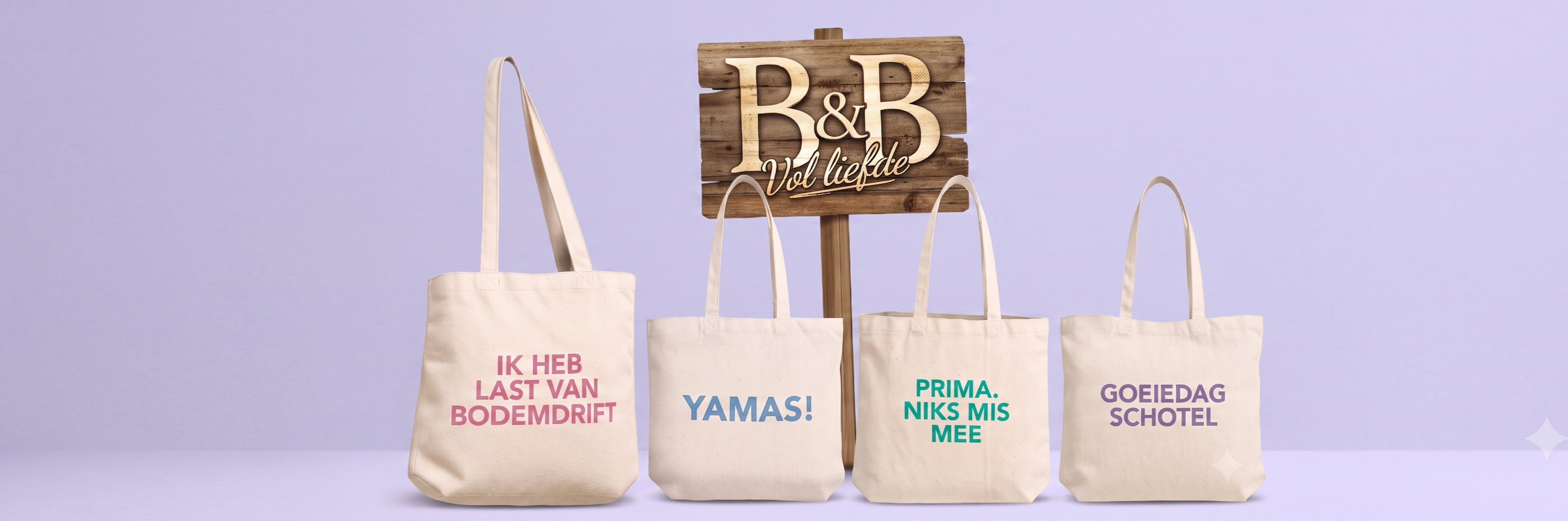 Gratis B&B Vol Liefde quotebag bij Kruidvat