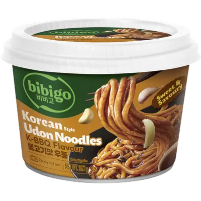Korean style udon noodles K-BBQ flavour