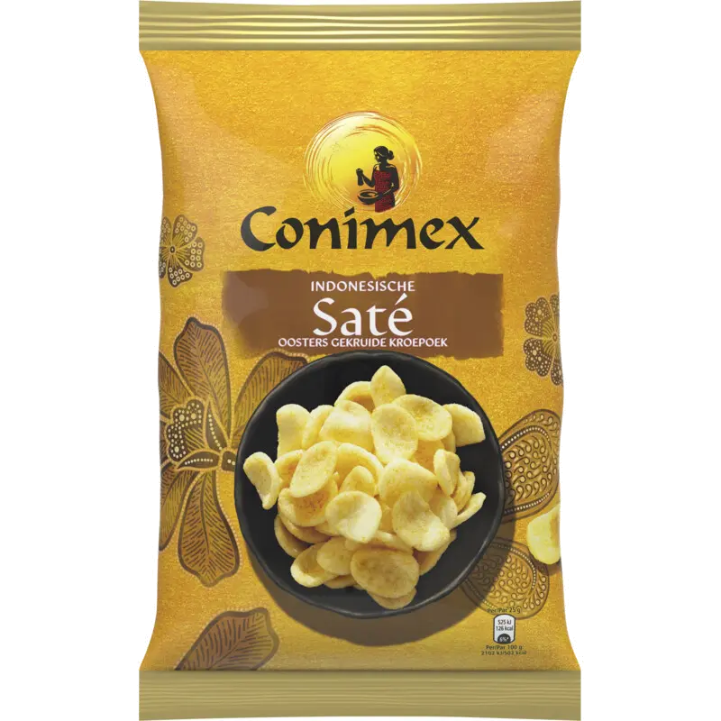 Indonesische Garnalen Crackers Satay - 75 g