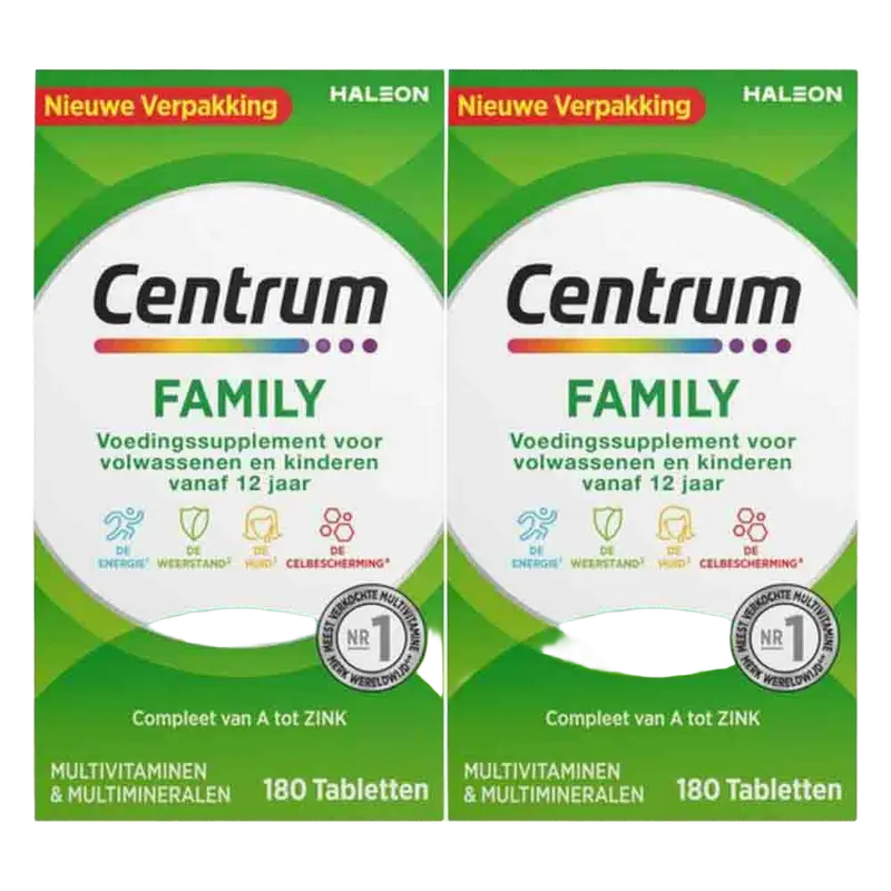 2x Centrum Multivitaminen Family