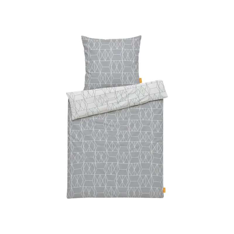 Dekbedovertrek 200 x 200 cm (Grijs)