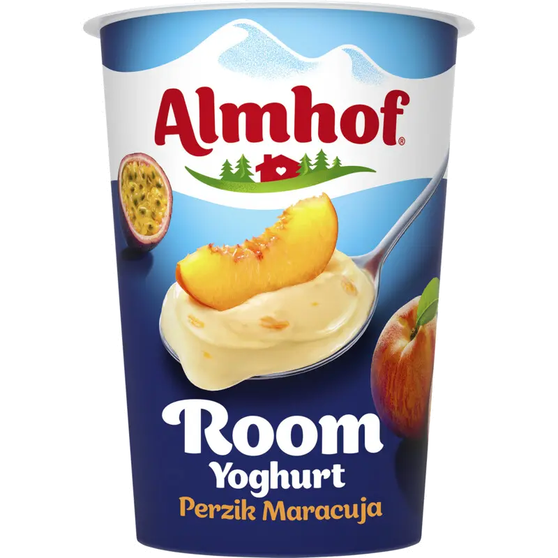 Roomyoghurt perzik - maracuja