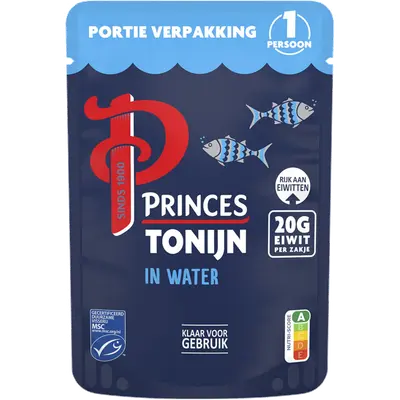 Tonijn in water