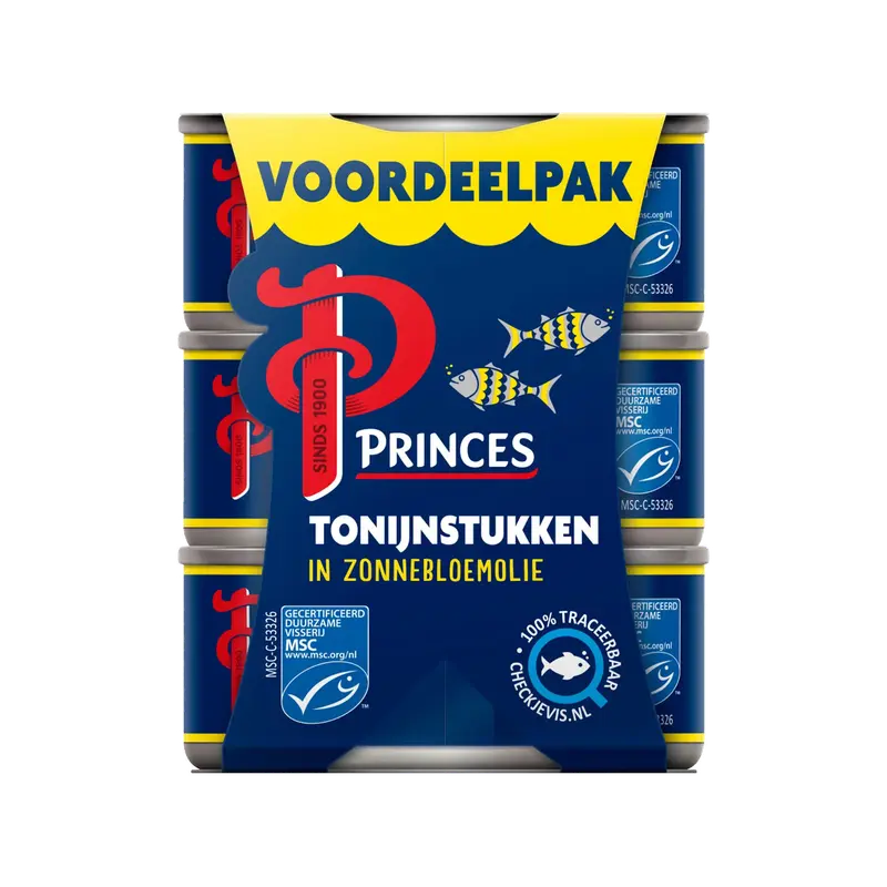 Tonijnstukken in zonnebloemolie 3/1