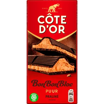 Bonbonbloc praline puur