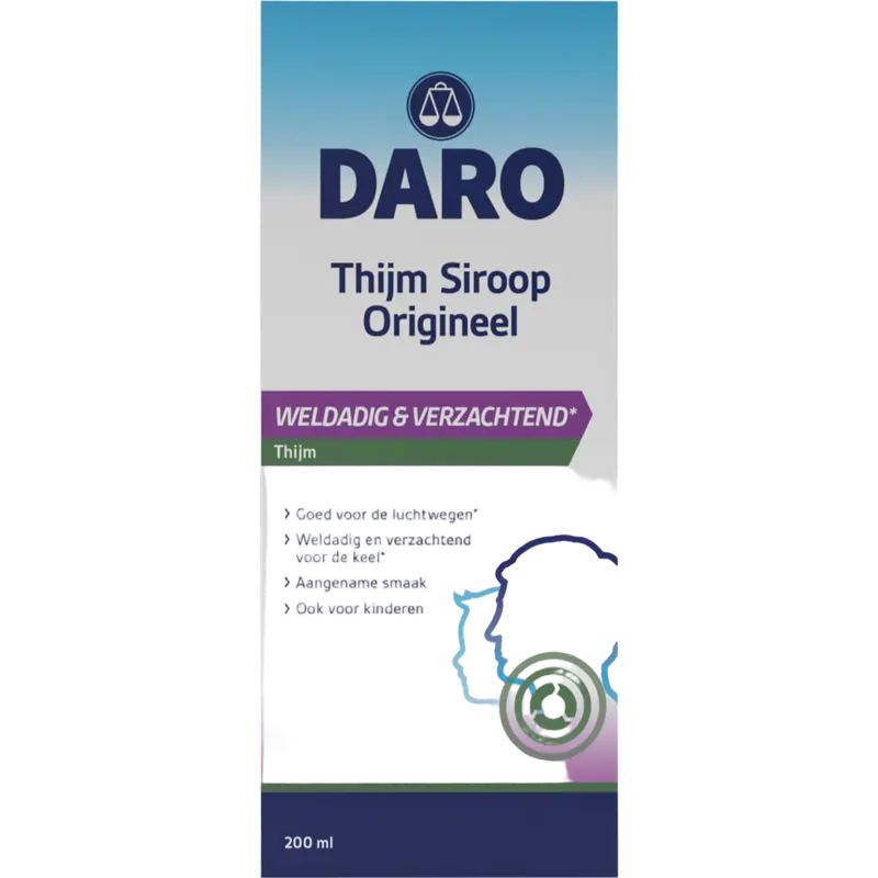 2x Daro Thijmsiroop 200 ml