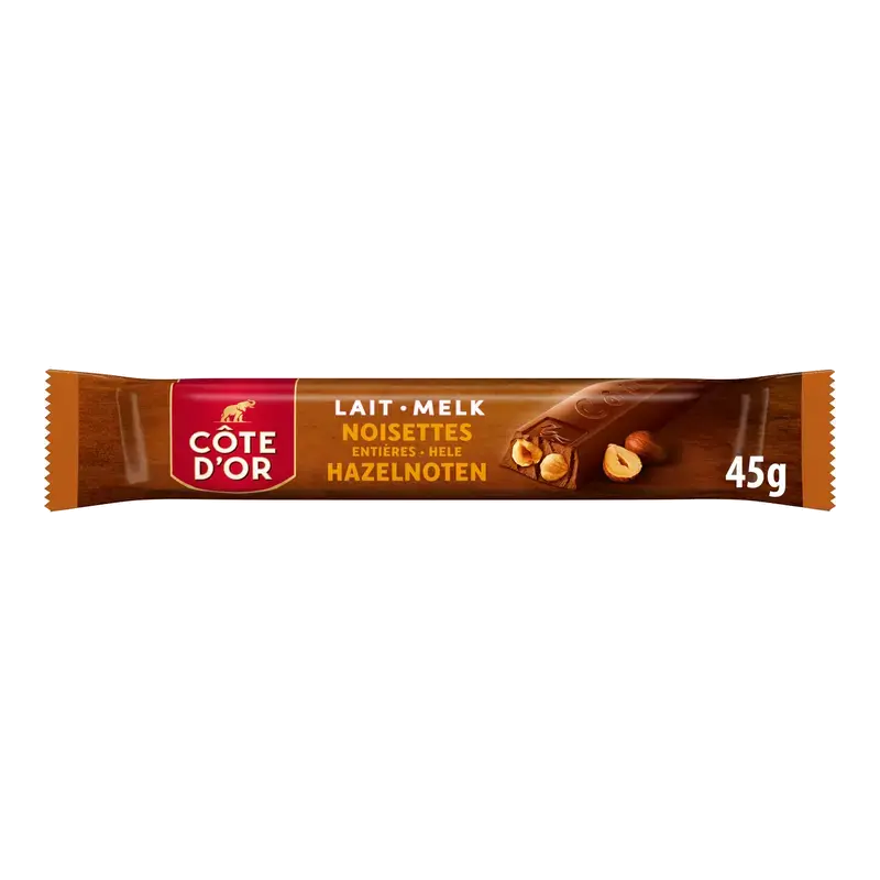 Chocoladereep melk hazelnoten