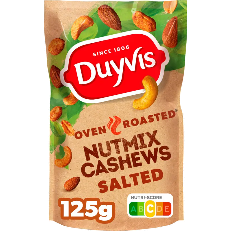 Oven roasted nutmix cashews salted